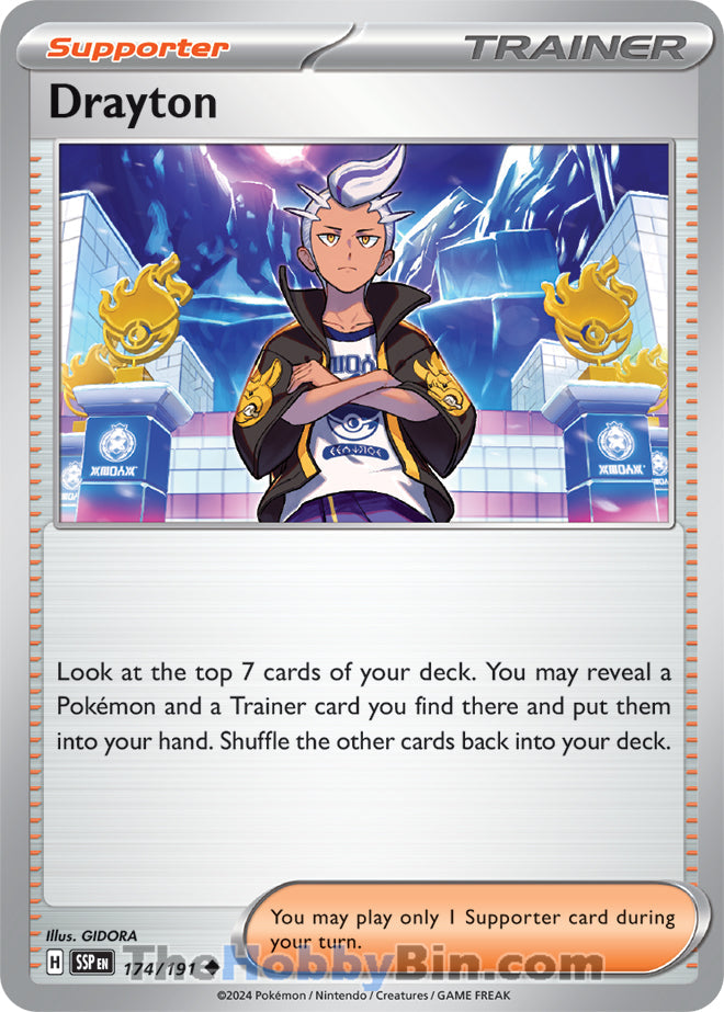 Drayton #174/191 Uncommon - Surging Sparks Pokemon card