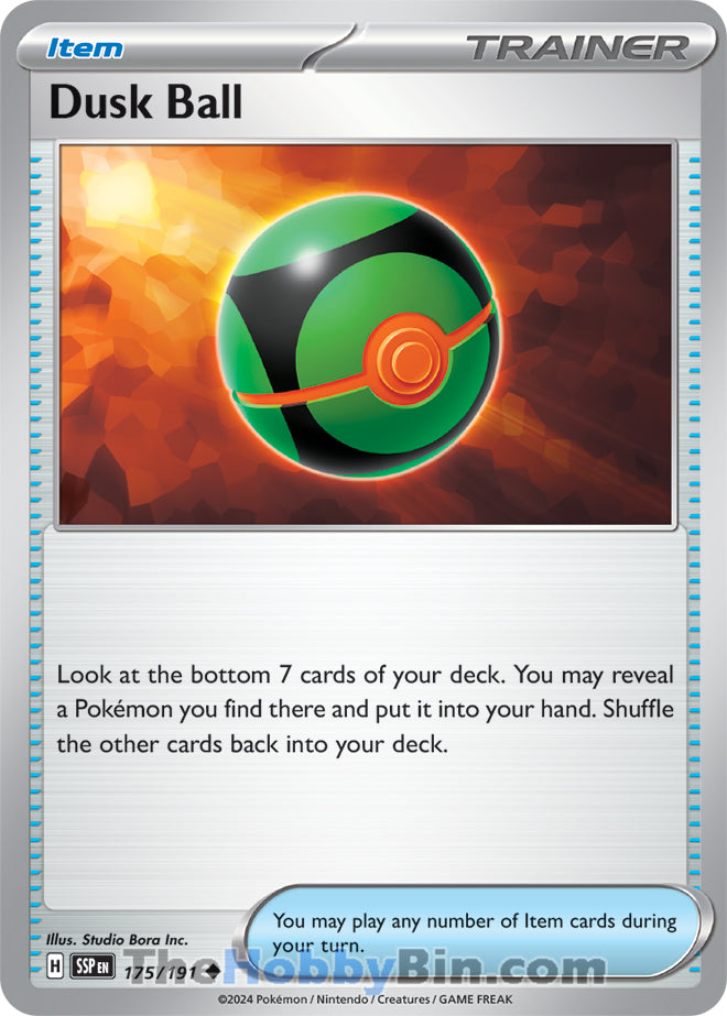 Dusk Ball #175/191 Uncommon - Surging Sparks Pokemon card
