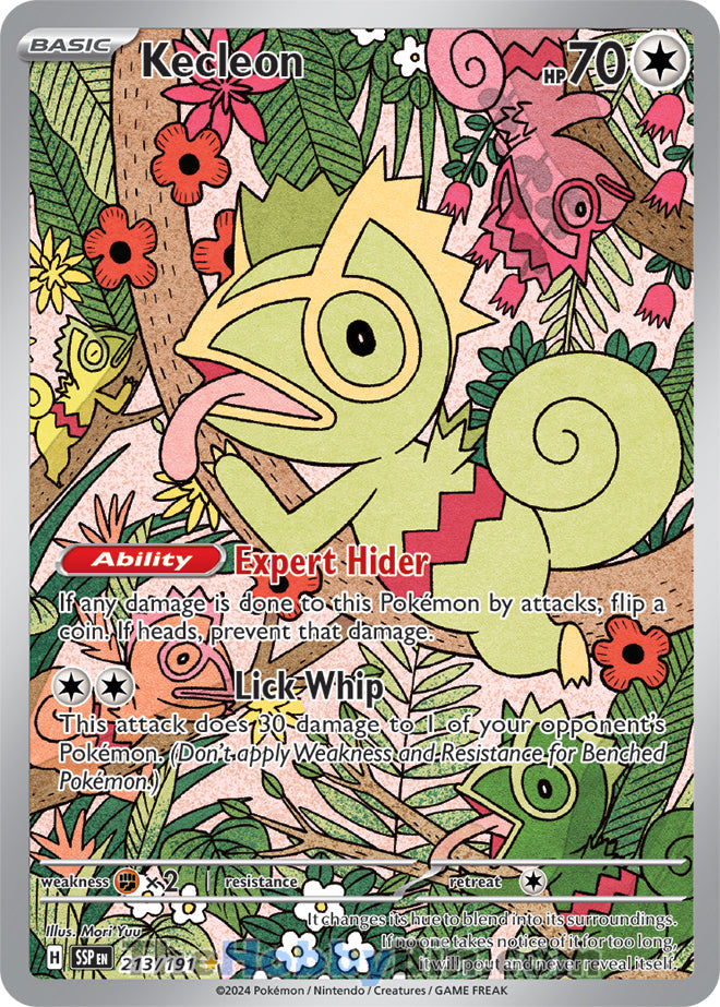 Kecleon #213/191 Illustration Rare - Surging Sparks Pokemon card