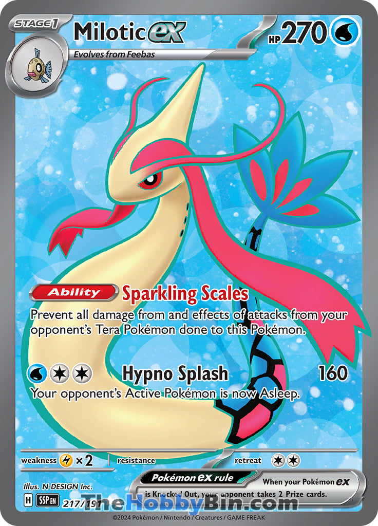 Milotic ex Surging Sparks Ultra Rare #217/191