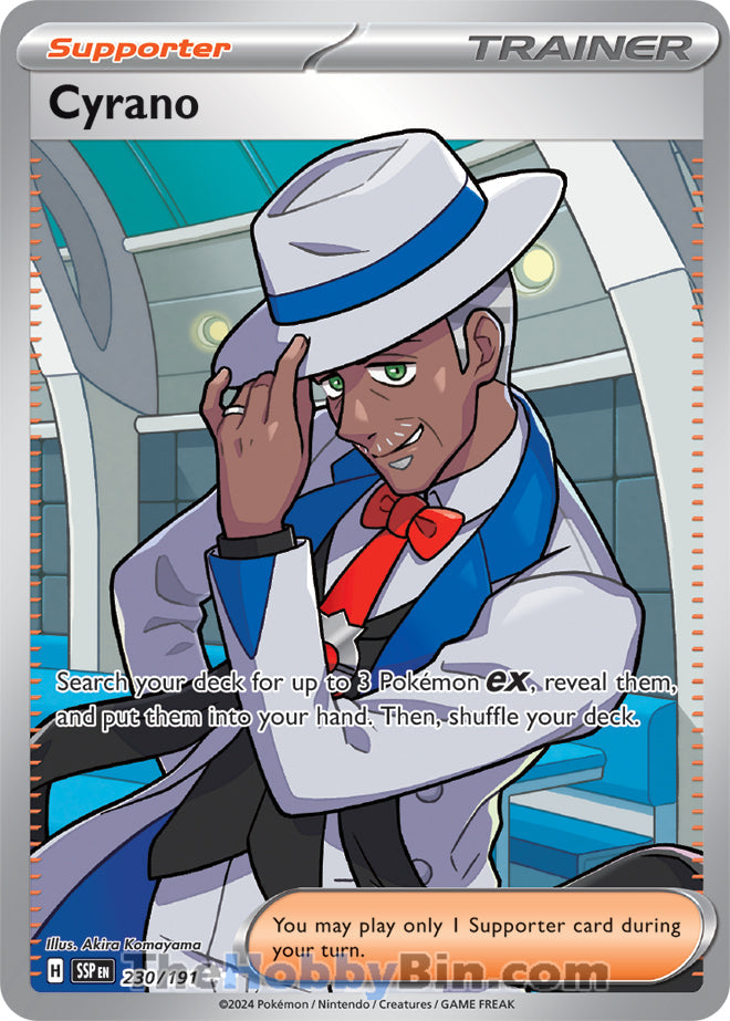Cyrano #230/191 Ultra Rare - Surging Sparks Pokemon card
