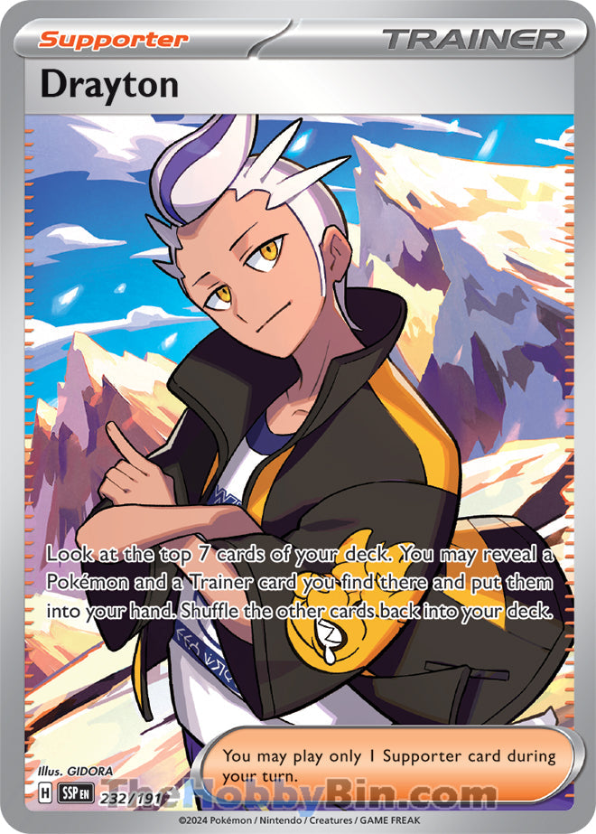 Drayton #232/191 Ultra Rare - Surging Sparks Pokemon card