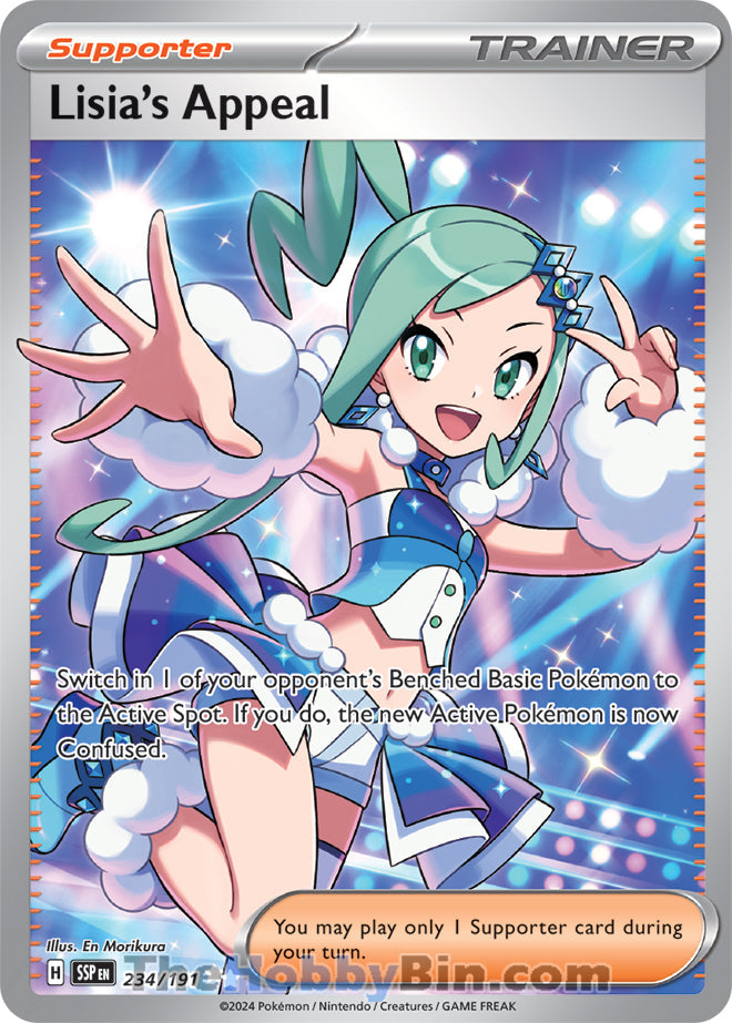 Lisia's Appeal #234/191 Ultra Rare - Surging Sparks Pokemon card