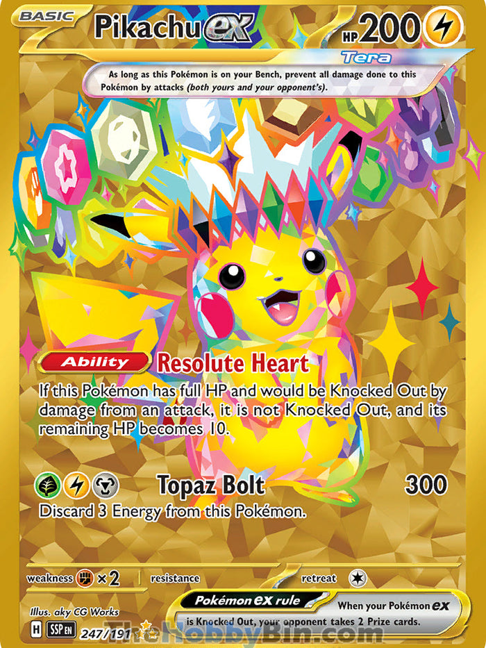 Pikachu ex HR #247