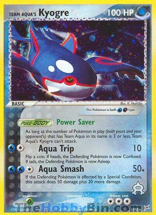 0003 Team Aqua's Kyogre Holo Rare Team Magma vs Team Aqua