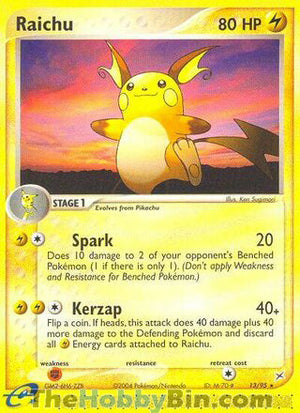 0013 Raichu Rare Team Magma vs Team Aqua