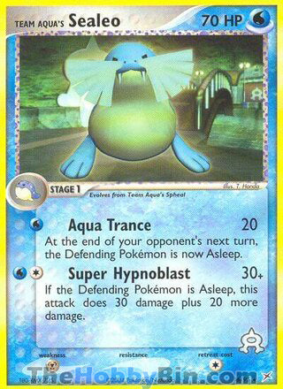 0016 Team Aqua's Sealeo Rare Team Magma vs Team Aqua