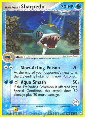 0018 Team Aqua's Sharpedo Rare Team Magma vs Team Aqua