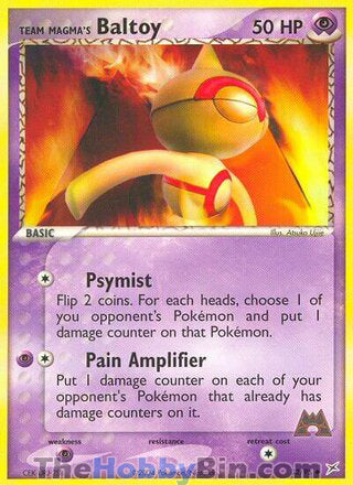0032 Team Magma's Baltoy Uncommon Team Magma vs Team Aqua