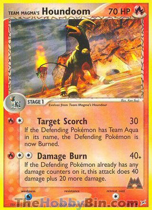 0034 Team Magma's Houndoom Uncommon Team Magma vs Team Aqua