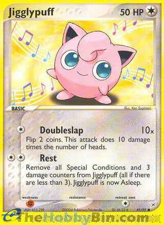 0041 Jigglypuff Common Team Magma vs Team Aqua