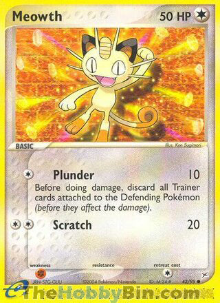 0042 Meowth Common Team Magma vs Team Aqua