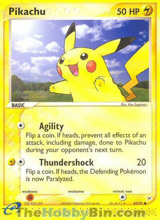 0043 Pikachu Common Team Magma vs Team Aqua