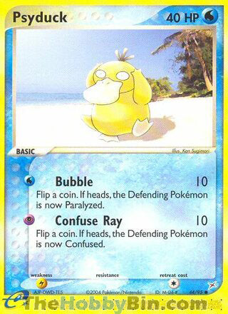 0044 Psyduck Common Team Magma vs Team Aqua