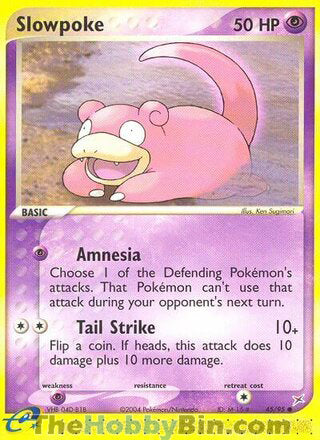 0045 Slowpoke Common Team Magma vs Team Aqua