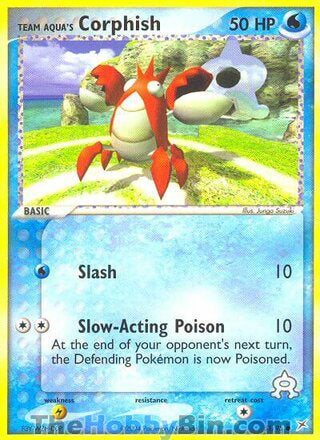 0051 Team Aqua's Corphish Common Team Magma vs Team Aqua