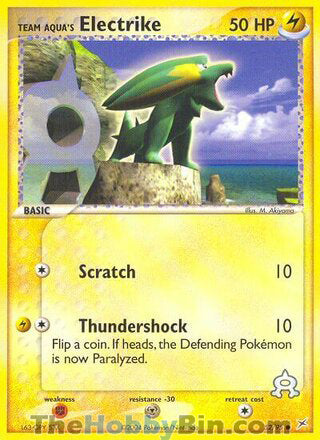 Team Aqua's Electrike #52/95 Common - EX Team Magma vs Team Aqua Pokemon card