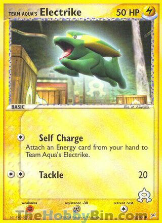 Team Aqua's Electrike #53/95 Common - EX Team Magma vs Team Aqua Pokemon card