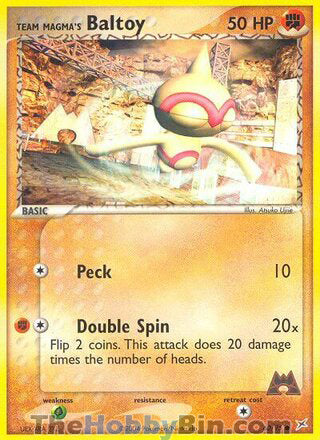 Team Magma's Baltoy #60/95 Common - EX Team Magma vs Team Aqua Pokemon card
