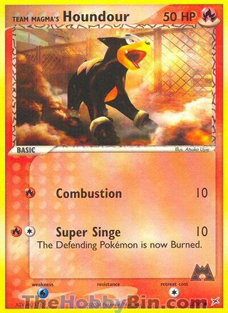 0062 Team Magma's Houndour Common Team Magma vs Team Aqua