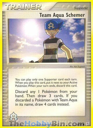 Team Aqua Schemer #69/95 Common - EX Team Magma vs Team Aqua Pokemon card