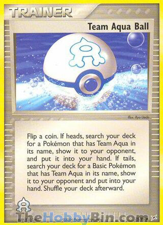 Team Aqua Ball #75/95 Uncommon - EX Team Magma vs Team Aqua Pokemon card
