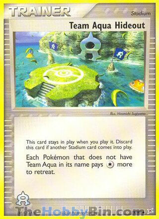 Team Aqua Hideout #78/95 Uncommon - EX Team Magma vs Team Aqua Pokemon card