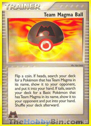 Team Magma Ball #80/95 Uncommon - EX Team Magma vs Team Aqua Pokemon card