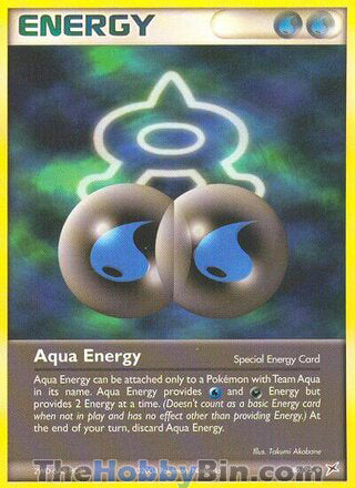 Aqua Energy #86/95 Uncommon - EX Team Magma vs Team Aqua Pokemon card