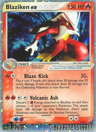 Blaziken ex Team Magma vs Team Aqua Ultra Rare #89/95