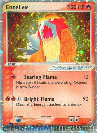 Entei ex Team Magma vs Team Aqua Ultra Rare #91/95