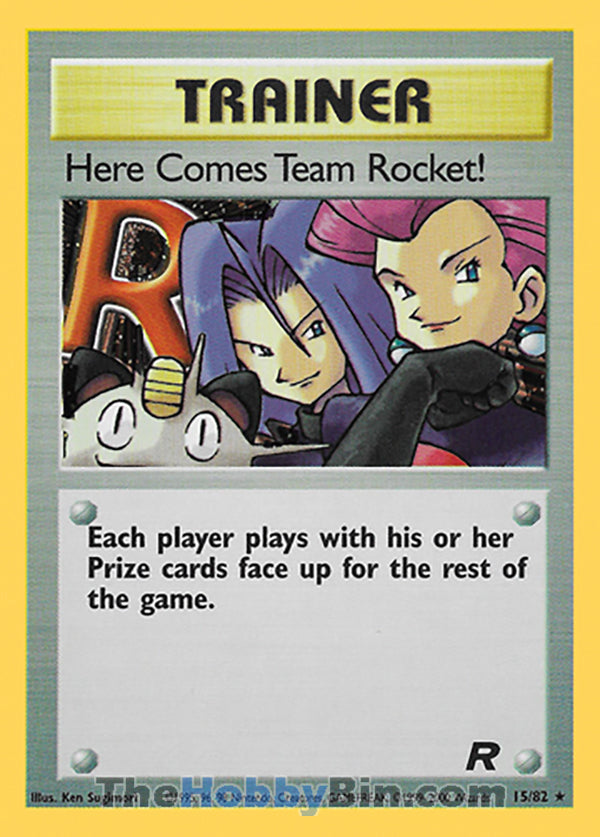 Here Comes Team Rocket! #15/82 Holo Rare - Team Rocket Pokemon card