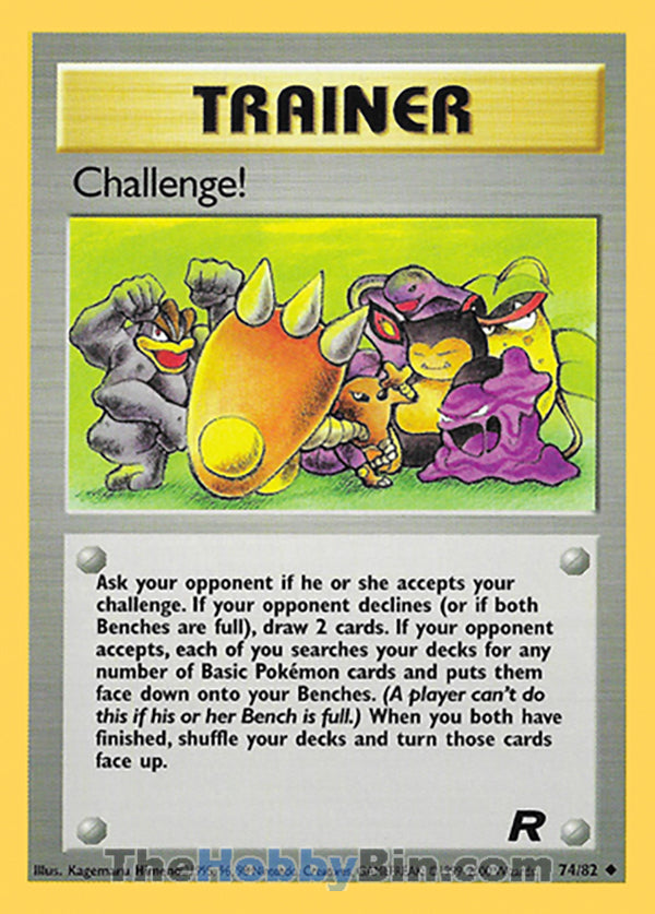Challenge! #74/82 Uncommon - Team Rocket Pokemon card