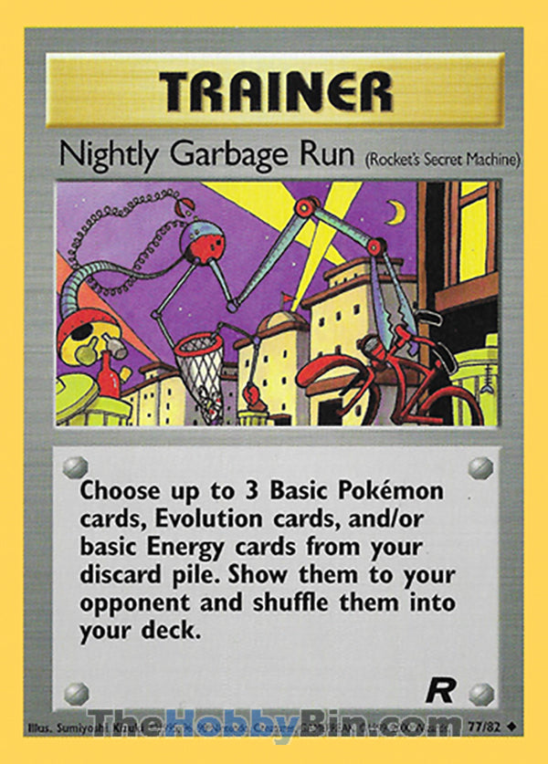 Nightly Garbage Run #77/82 Uncommon - Team Rocket Pokemon card