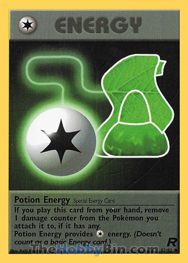 Potion Energy #82/82 Uncommon - Team Rocket Pokemon card