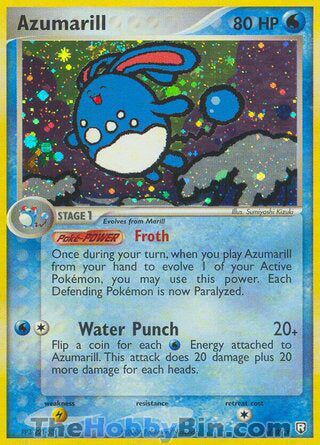0001 Azumarill Holo Rare Team Rocket Returns