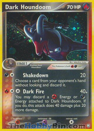 0005 Dark Houndoom Holo Rare Team Rocket Returns