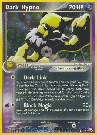 0006 Dark Hypno Holo Rare Team Rocket Returns