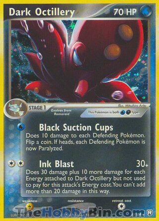 0008 Dark Octillery Holo Rare Team Rocket Returns