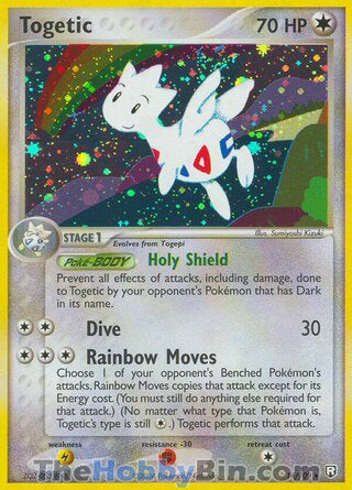 0014 Togetic Holo Rare Team Rocket Returns