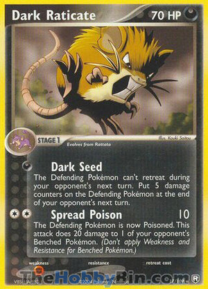 0017 Dark Raticate Rare Team Rocket Returns
