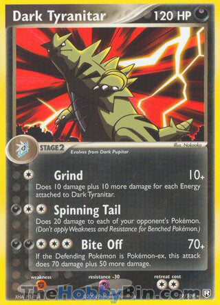 Dark Tyranitar Team Rocket Returns Rare #19/109