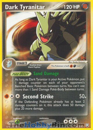 Dark Tyranitar Team Rocket Returns Rare #20/109