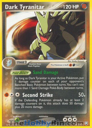 0020 Dark Tyranitar Rare Team Rocket Returns