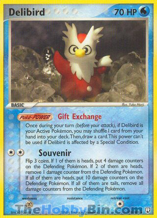 0021 Delibird Rare Team Rocket Returns
