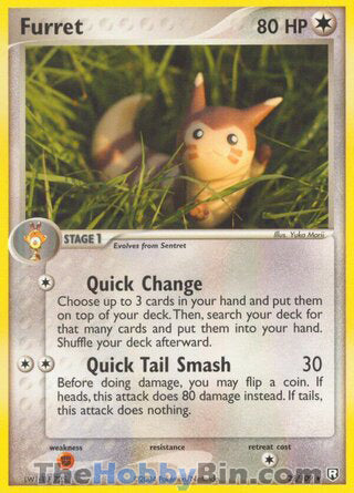 Furret Team Rocket Returns Rare #22/109