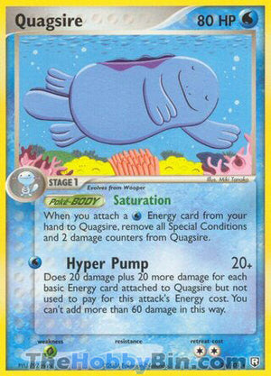 0026 Quagsire Rare Team Rocket Returns