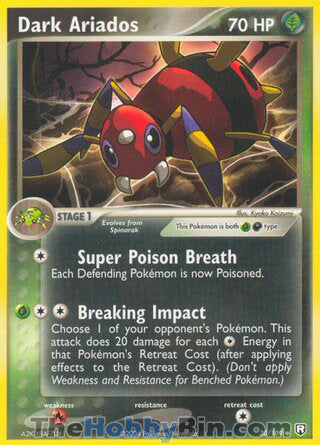 0030 Dark Ariados Uncommon Team Rocket Returns