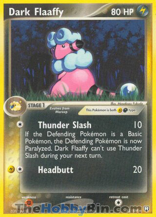 0033 Dark Flaaffy Uncommon Team Rocket Returns