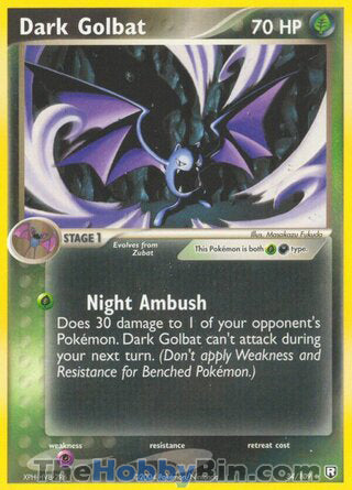 0034 Dark Golbat Uncommon Team Rocket Returns